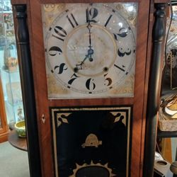 1850s Orton And Preston Column Clock Wood Movments