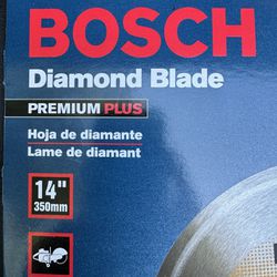 NEW Bosch 14” Concrete saw Blade
