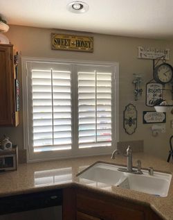 Interior Wood Shutters- Custom, Plantation, Professional Installation, Licensed Company, Window Treatments & Coverings, Persianas De Madera, Espanol