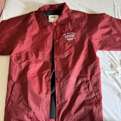 Vans Long Sleeve Button Up. Barely Used 