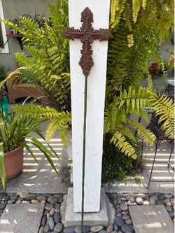 Orthodox Garden  Cross. Handcrafted by me.