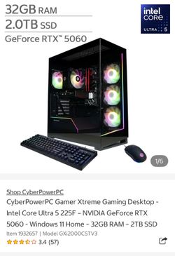 NEW Costco cyberpower PC gaming desktop 5060