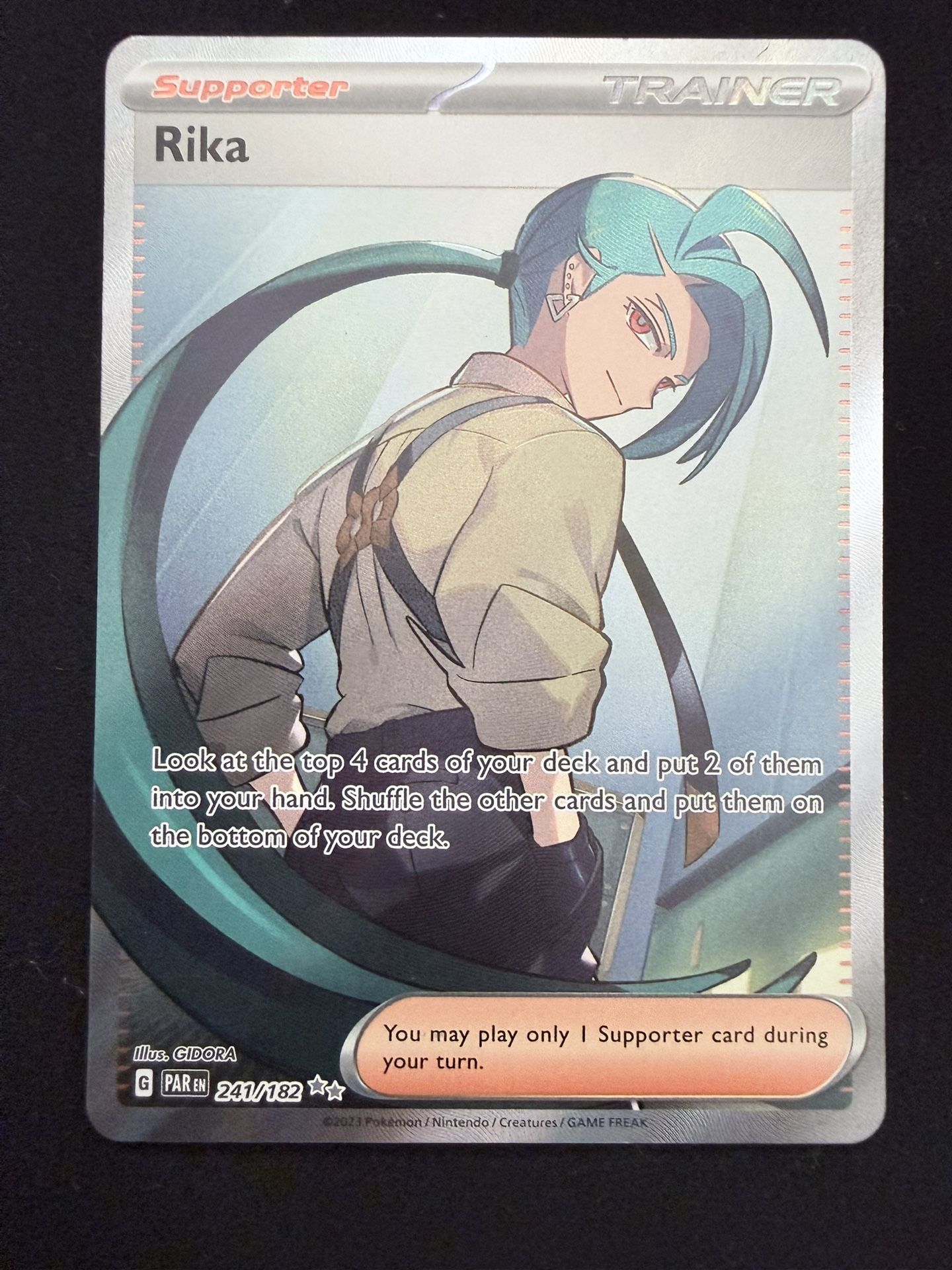 Rika - 241/182 - Pokemon Paradox Rift Full Art Ultra Rare Card NM