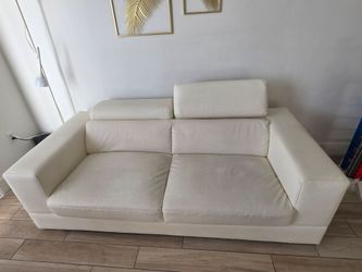 White sofa