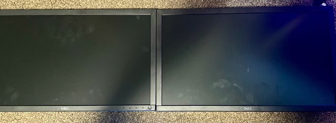 2 Dell 24 inch monitors