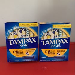 Tampax 2boxes Never Open 