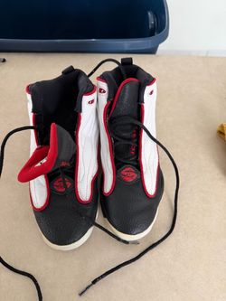 Air Jordan 6 Rings Black/White/Red – Size 3Y