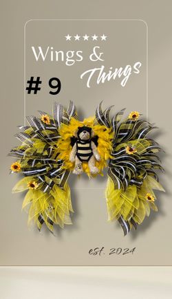 Bee Wing Wreath
