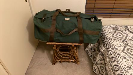 Cabela’s vintage canvas duffel bag