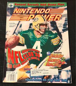 Nintendo Power Volume 102 With DIDDY KONG RACING Poster - Brett Farve Cover