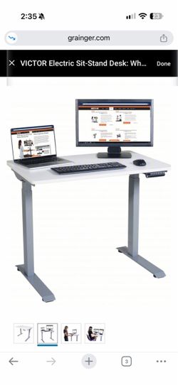 Electric standing desk