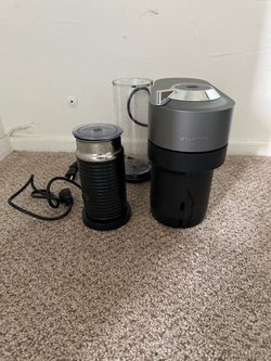 Nespresso Vertuo Pop+ Deluxe Coffee and Espresso Maker by Breville, Titan