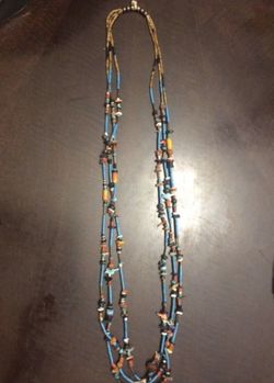 Turquoise Necklace with Mixed Stones