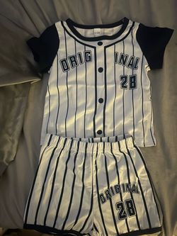 Baby Baseball Jersey & Shorts Set 9-12M
