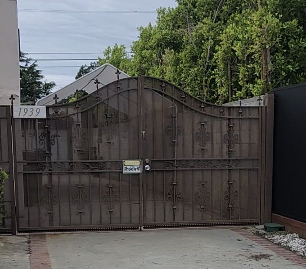 Wrought Iron Driveway Gates
