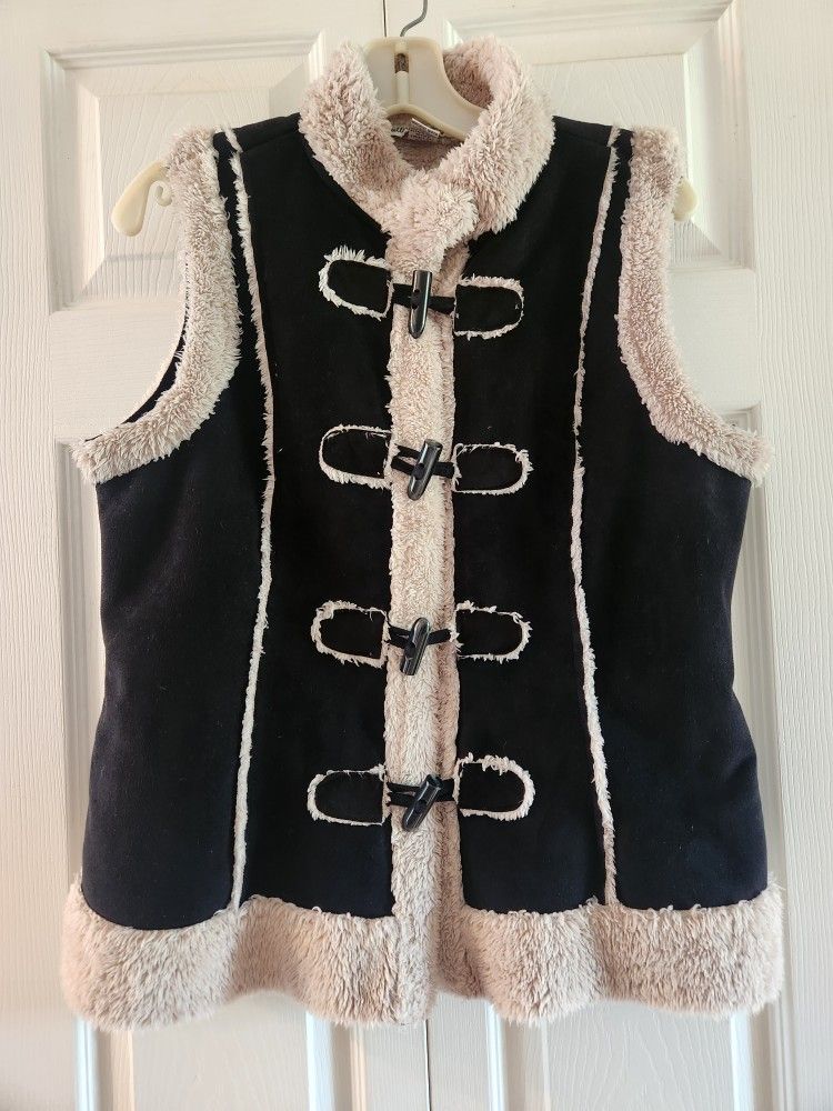 Outer Vest Telluride Coat Faux Fur Brown Suede