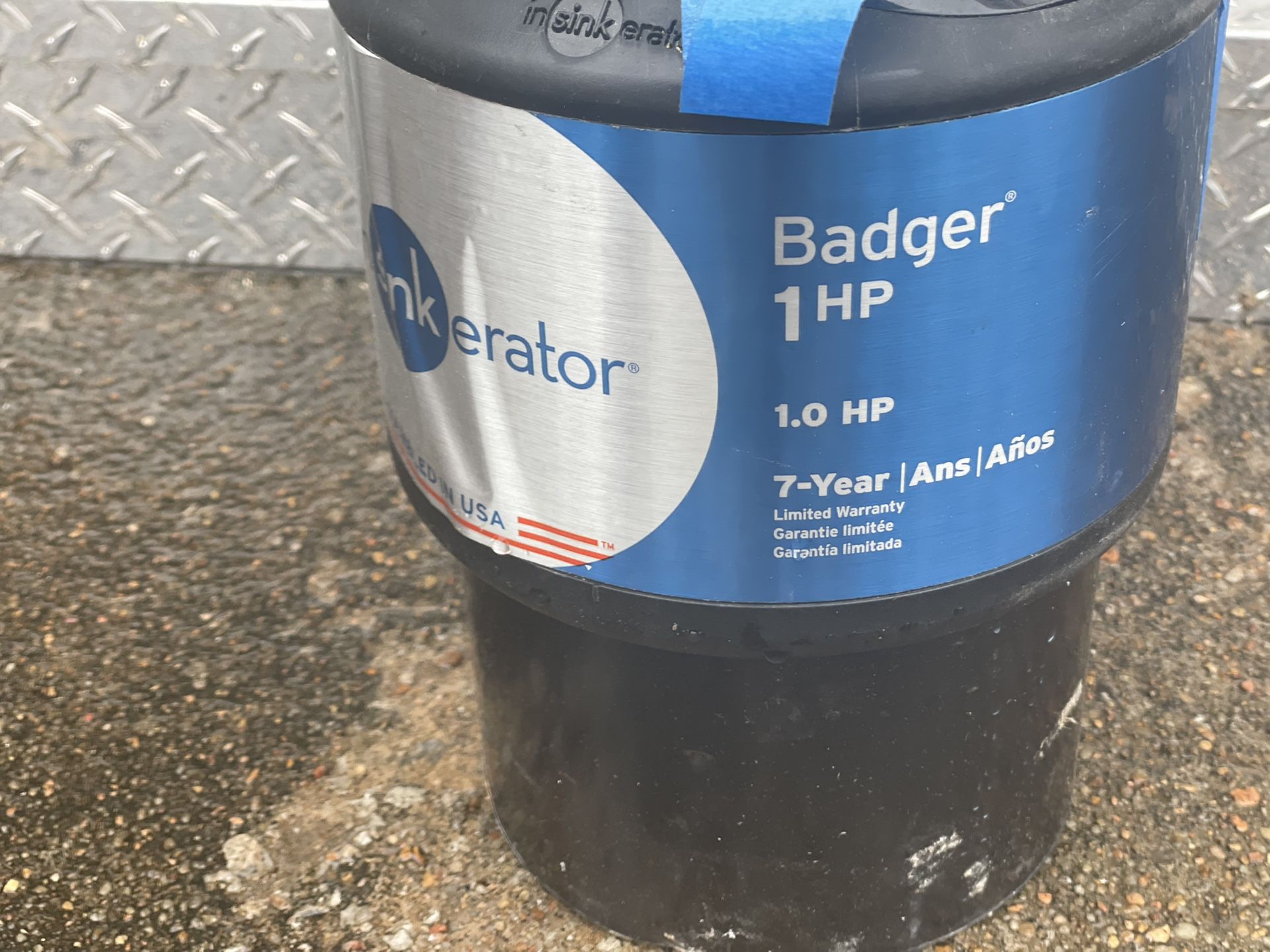 InSinkErator- 79024-ISE Garbage Disposer, Continuous Feed, Badger, 1HP,  Black for Sale in Wichita, KS OfferUp