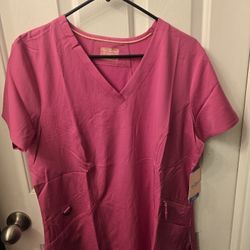 Pink Scrub Top