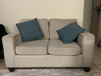 Loveseat and sofa