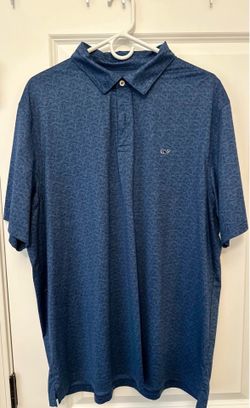 New Vineyard Vines Dark Blue Performance Polo XL
