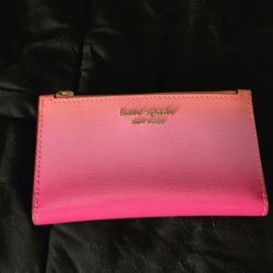 Kate Spade Morgan Ombre Saffiano Leather Bifold Wallet Ombré Pink Melon NWOT