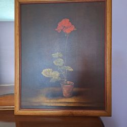 Red Geranium by Marcus Jacobi