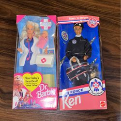 Barbie and Ken Vintage Dolls