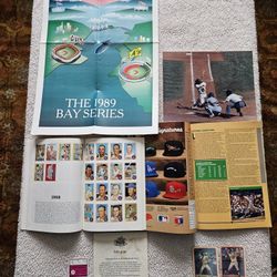 Vintage San Francisco Giants & Oakland A's & 7 Hologram Baseball Cards All For $40