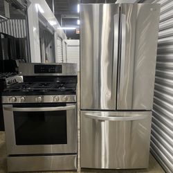 ✨ LG French Door Refrigerator + Gas Stove Combo ✨