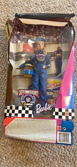 Barbie 50th Anniversary NASCAR Doll