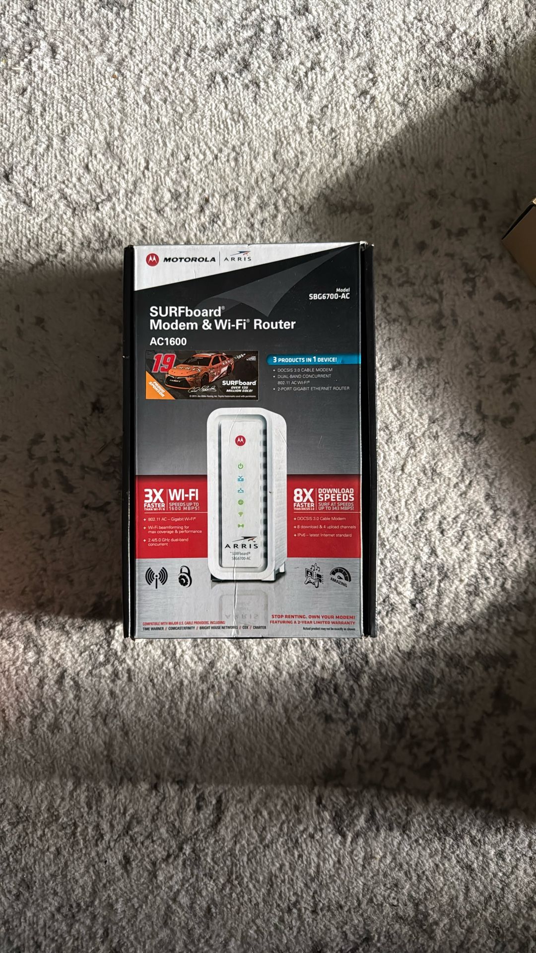 Surfboard Modem And wifi Router Sbg6700-ac