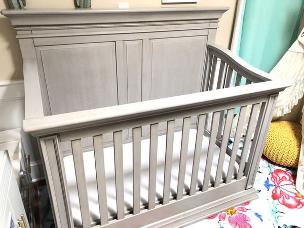 Convertible Crib Dresser Vienna Collection By Baby Cache Ash