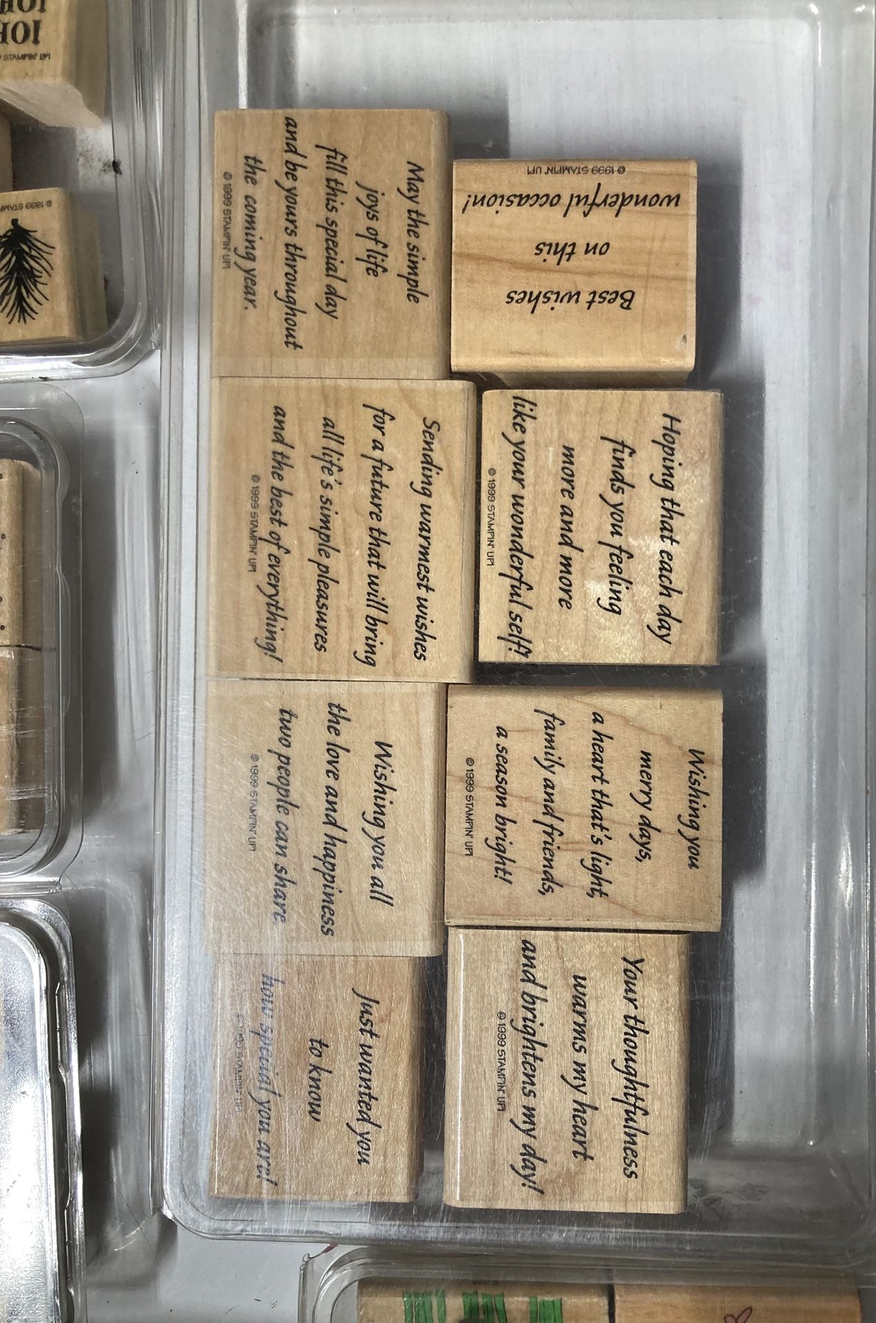 Rubber Stamps. Christmas Stamps .