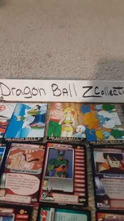 Exclusive Dragon Ball Z card collection, very rare cards