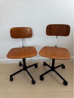 Kevi Task desk Chairs Jorgen Rasmussen Rabami Stole Denmark MCM Mid Century