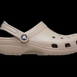 Classic Crocs  Size 12 (Taupe Color, Unisex)
