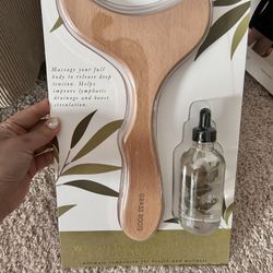 Grass Roots Wooden body guasha & Oil Set