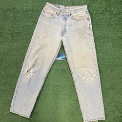 Vintage Levi 550 light wash jeans