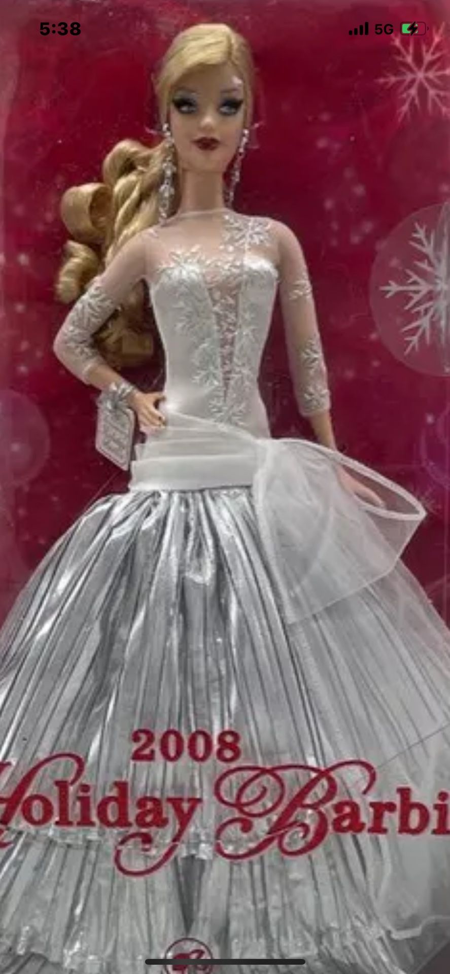 Holiday Barbie 2008 A Christmas Carol