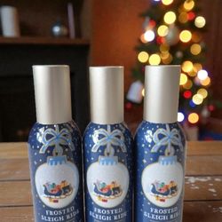 (3) White Barn Frosted Sleigh Ride Concentrated Room Sprays 1.5 oz.