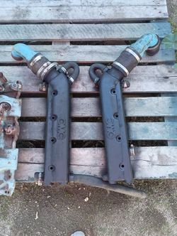 80s OMC Exhaust Manifolds ,Manifold And Carb.
