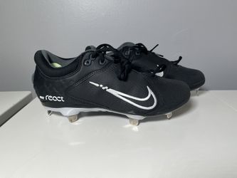 Nike Hyperdiamond 4 React Softball Cleats Black CZ5917-005 Womens Size 7 1/2