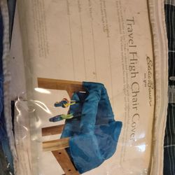Travel high chair cover