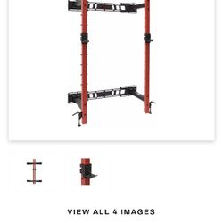 ETHOS Retractable Wall mounted squat rack, With Pull Up bar