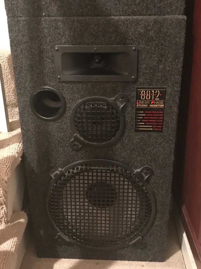 Linear Phase DJ carpeted speakers