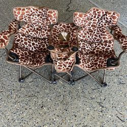 Double Toddler Folder Chair