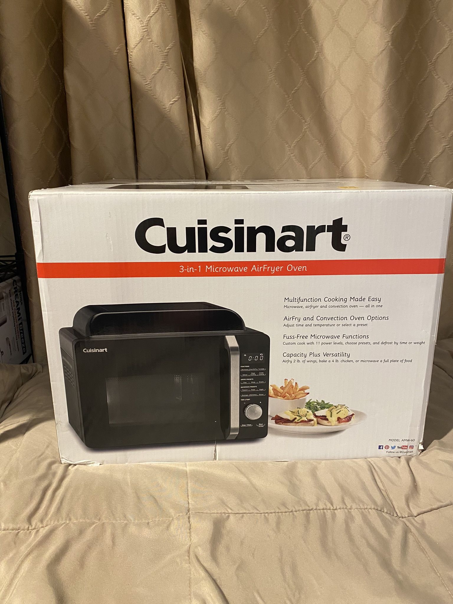 Cuisinart in Microwave, Airfryer, Oven, Black