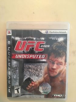 Sony PlayStation ps3 ufc 2009