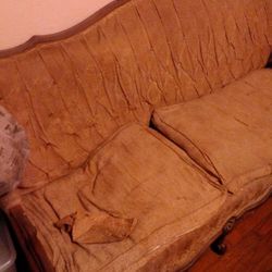 Vintage Victorian Couch Set 