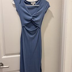 Blue Midi Dress 